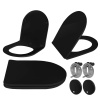 Sedadlo WC CARLO FLAT UF BLACK MATT