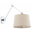 Argon Zakyntos nástenná lampa 1x15 W chrómová-béžová 3546