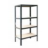 Meets-ecommerce UG Policový regál 200x130x50, 4-7 políc Farba: Antracitová, Počet polic: 4 police