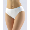 GINA Dámske klasické nohavičky so širokým bokom hypoalergénne | 00041P - biela dunaj, M/L