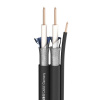 Sommer Cable SC-Sinus Control 1 x 2 x 0,35 mm²; 1 x control; PVC; 15 x 6.2 mm; black (Vysokokvalitný PHONO HiFi kábel pre náročné audio aplikácie - metráž)