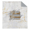 DETEXPOL Prehoz na posteľ Sweet Dreams mramor white Polyester, 170/210 cm