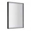 Sapho Sort Zrkadlo 47 x 70 cm s LED podsvietením, matná čierna ST047