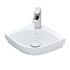 Villeroy & Boch Subway 3.0 Umývadielko rohové, 32x32 cm, bez prepadu, otvor na batériu, alpská biela 43714601