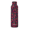 Quokka Nerezová termofľaša Solid Tiny Tulips 630 ml 25x7 červená