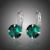 Sisi Jewelry Náušnice Swarovski Elements Megan Smaragd E1890-KSE00044(3) Zelená