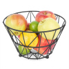 Košík drôtený čierny na ovocie 24x15cm