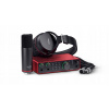 Audio rozhranie Focusrite Scarlett 2i2 4. generácie s mikrofónom a slúchadlami