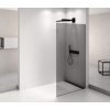 Polysan ARCHITEX BLACK MATT sprchová zástěna 1162mm, kouřové sklo