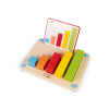 Janod séria Montessori drevená hračka Počítanie s predlohami