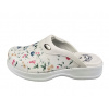 Hipokrat Medical Sabo-leather - white flower Veľkosť: 36