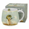 Duo Porcelánový hrnček Monet Woman with Parasol 430 ml