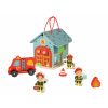 Playtive Prenosný domček pre bábiky (hasiči) (100386433)