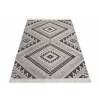 DY Sivý moderný koberec so vzorom Deli 01 Rozmer: 160x230 cm