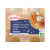 Babybio Večerné menu mrkva a paradajky s cestovinami 2x 200 g