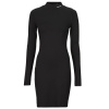 Calvin Klein Jeans Krátke šaty LOGO ELASTIC MILANO DRESS Čierna