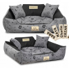 Pelech pre psa KINGDOG 115 x 95 cm personalizované, vodotesné kosti