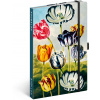 NOTIQUE Notes Tulipány Kataríny Winterovej, linajkový, 13 x 21 cm