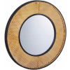 Okrúhle nástenné ZRKADLO RATAN 70cm