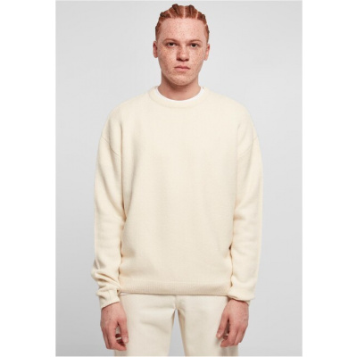 Urban Classics Oversized Chunky Sweater biely - 4XL