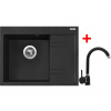 Sinks RIM 650 L Granblack + Polo GR