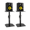 Vonyx Sada aktívnych štúdiových monitorov so stojanom pre domáce štúdio SMN40B 100W - Čierna