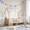 vidaXL Rám detskej postele domček 80x160 cm masívna borovica - Hnedá - 94807-48990