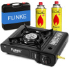 Flinke 8206 Plynový varič v kufríku + 2 kartuše