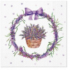 TaT Obrúsky Lavender Basket 33x33cm