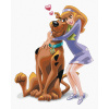 Maľovanie podľa čísel Scooby a Daphne (Scooby Doo), 40x50 cm, vypnuté plátno na rám (6064081)