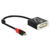 Delock 62734 DisplayPort / HDMI adaptér [1x zástrčka DisplayPort - 1x HDMI zásuvka] čierna 0.20 m; 62734