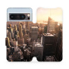 Flipové pouzdro Mobiwear - Google Pixel 8 Pro - M138P New York (Knížkové flip pouzdro, obal, kryt na mobil Google Pixel 8 Pro - M138P New York, materiál Umělá kůže + TPU - ochrana 360°, stojánek, sili