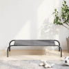 vidaXL Vyvýšená posteľ pre psa sivá 90x50x20 cm Oxford Fabric Steel - Sivá - 264959-281597