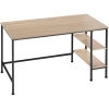 tectake 404228 písací stôl donegal 140x60x76,5cm - industrial svetlé drevo, dub sonoma