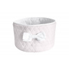 Caramella Baby Pink okrúhly košík ružový