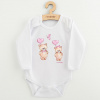 Detské body s potlačou New Baby Love Bears Biela 80 (9-12m)