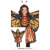 Detský kostým motýľ oranžový - věk 5 - 6 roků - 110 - 115 cm