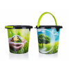 Brilanz Kbelík plastový ECO 10 l, mix dekorů