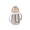 BEABA Hrnček termoizolačný so slamkou nerez 250ml Clay Earth