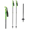 Skialpové palice Komperdell Carbon C7 Ascent, black/green Dĺžka: nastaviteľná (posuvná)