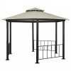 Záhradný altánok VERONA čierna/krémová