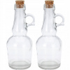 Excellent Houseware Sklenená fľaša na olej/ocot Vintage 250 ml 2 ks