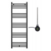 Vodný kúpeľňový radiátor Granitan 609 W 500 x 1400 mm čierny