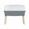Prosperplast Sadbovač RESPANA PLANTER WOOD HIGH SET sivý kameň 78cm