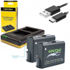 PATONA Photo Duálna rýchlonabíjačka Nikon EN-EL14 2x batéria 1100mAh USB PT1966B