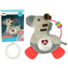 LEAN TOYS Interaktívna hrkálka Zebra s melódiou