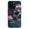 iSaprio MagSafe lesklé pouzdro - Apple iPhone 13 Pro - Skull in Roses (Lesklé MagSafe pouzdro iSaprio pro Apple iPhone 13 Pro - Skull in Roses - tvrzený skleněný obal a ochranný kryt s elegantním desi