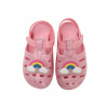 Dievčenské gumené sandále D.D.STEP J089-41199C pink LED 20-31