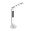 LED Stolová lampa s displejom (kalendár, dátum, čas, teplota), 5W, 320lm, biela | Avide
