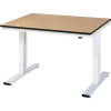 Pracovný stôl, elektricky výškovo prestaviteľný ,MDF doska, nosnosť 300 kg RAU